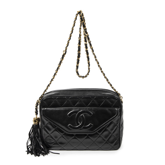 Chanel Handbags - Chanel CC Front Pocket Tassel Camera Bag